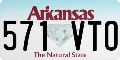 AR license plate 571VTO