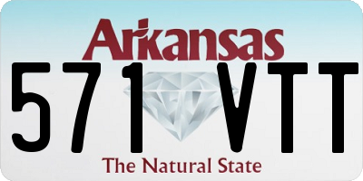 AR license plate 571VTT