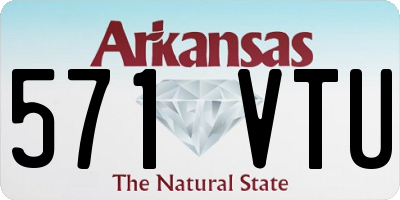 AR license plate 571VTU