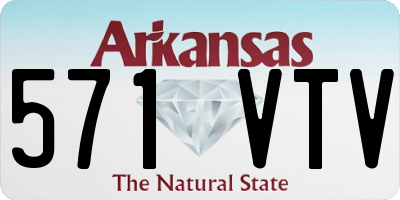 AR license plate 571VTV