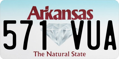 AR license plate 571VUA