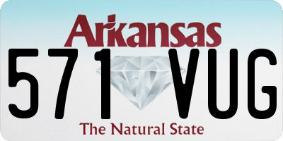 AR license plate 571VUG