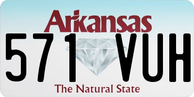 AR license plate 571VUH
