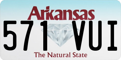 AR license plate 571VUI