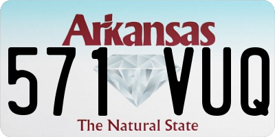 AR license plate 571VUQ