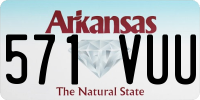 AR license plate 571VUU