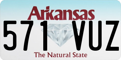 AR license plate 571VUZ