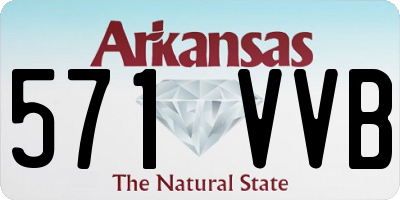 AR license plate 571VVB