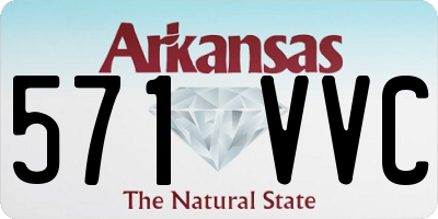 AR license plate 571VVC