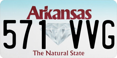 AR license plate 571VVG