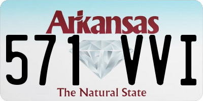 AR license plate 571VVI