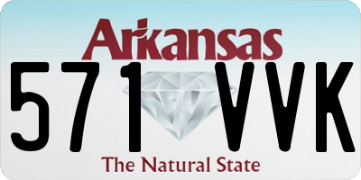 AR license plate 571VVK