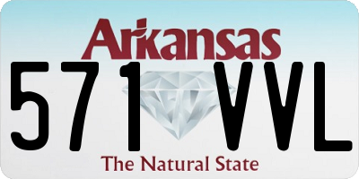 AR license plate 571VVL