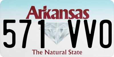 AR license plate 571VVO