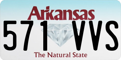 AR license plate 571VVS