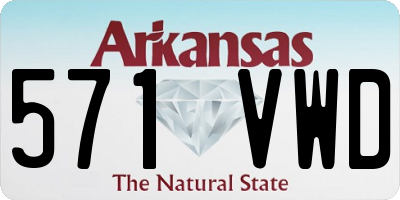 AR license plate 571VWD