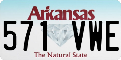 AR license plate 571VWE
