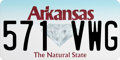 AR license plate 571VWG