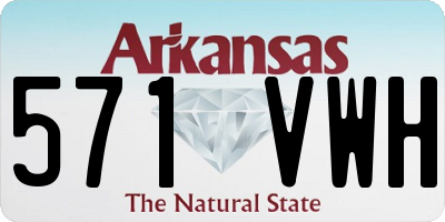 AR license plate 571VWH