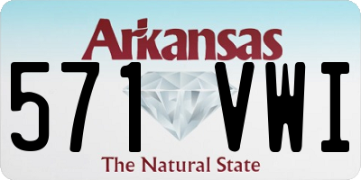 AR license plate 571VWI