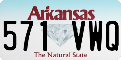 AR license plate 571VWQ