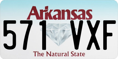 AR license plate 571VXF