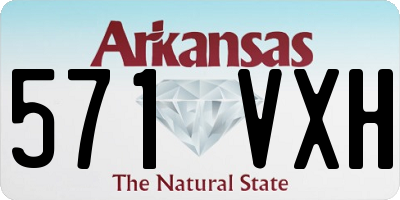 AR license plate 571VXH
