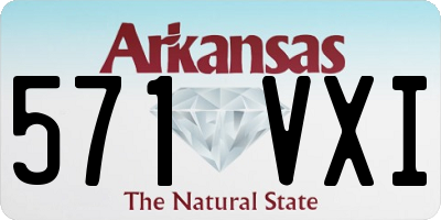 AR license plate 571VXI