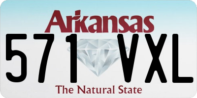 AR license plate 571VXL