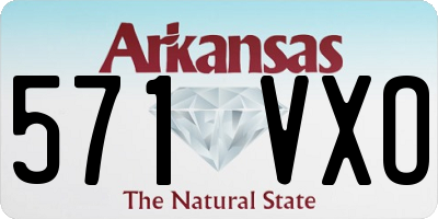 AR license plate 571VXO