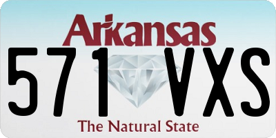 AR license plate 571VXS