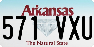 AR license plate 571VXU