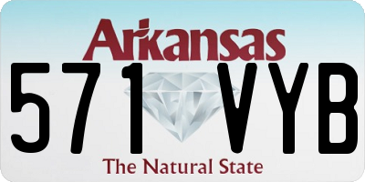 AR license plate 571VYB