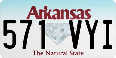 AR license plate 571VYI