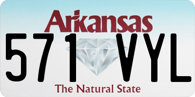 AR license plate 571VYL
