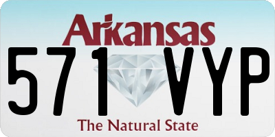 AR license plate 571VYP