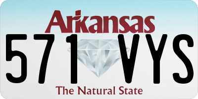 AR license plate 571VYS