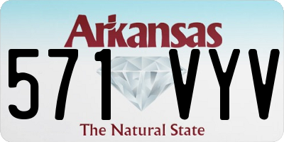 AR license plate 571VYV