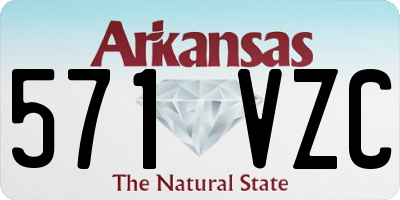 AR license plate 571VZC