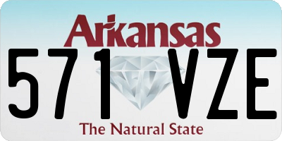 AR license plate 571VZE