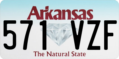 AR license plate 571VZF