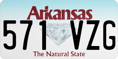 AR license plate 571VZG
