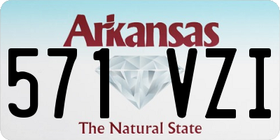 AR license plate 571VZI