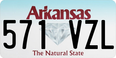 AR license plate 571VZL