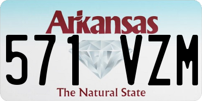 AR license plate 571VZM