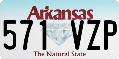 AR license plate 571VZP