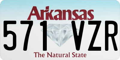 AR license plate 571VZR