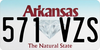 AR license plate 571VZS