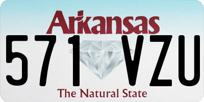AR license plate 571VZU