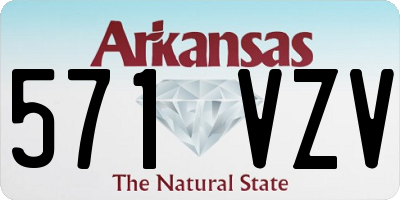 AR license plate 571VZV